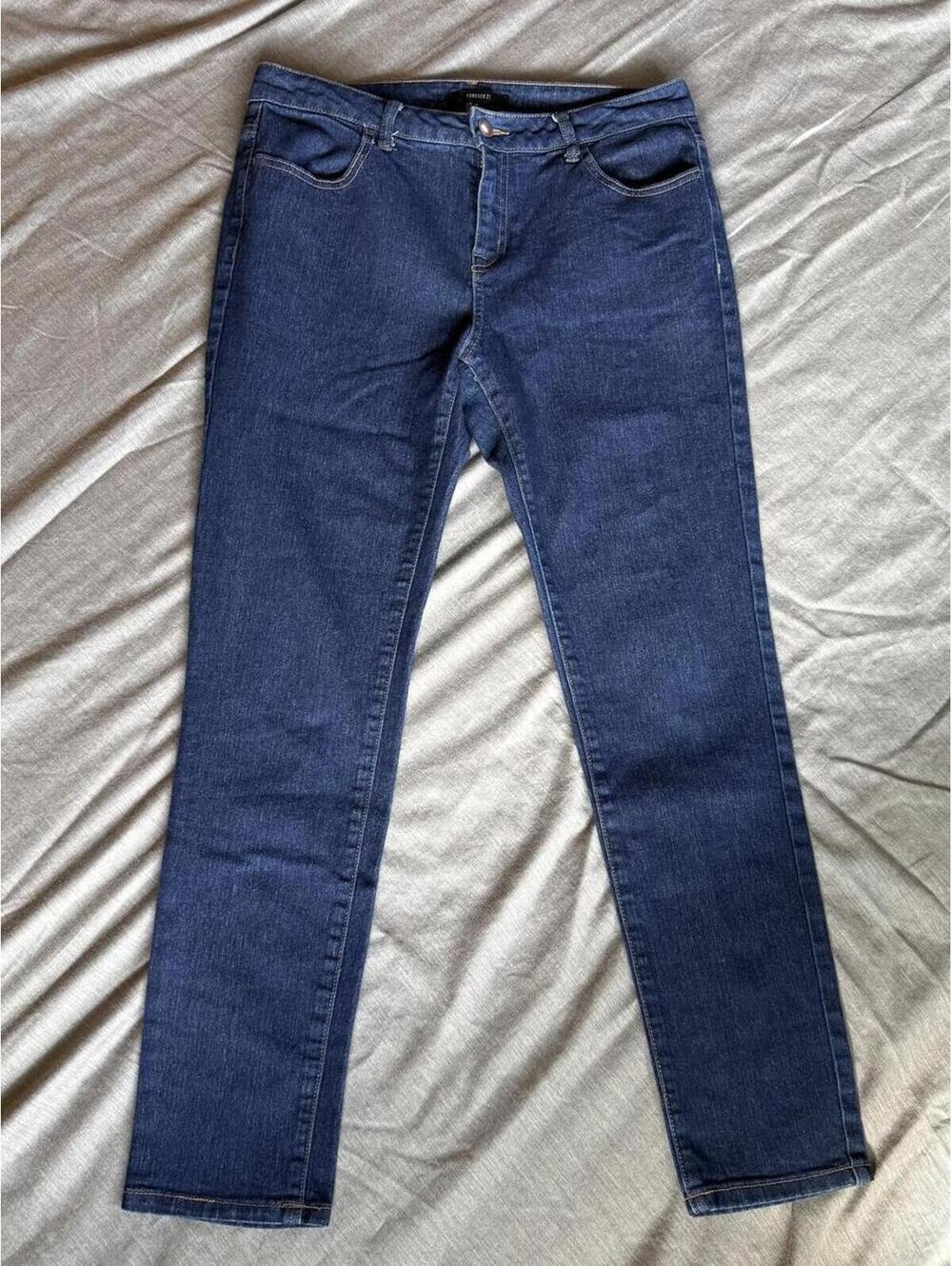 Forever 21 Size 29  Skinny Jeggings Blue Plants